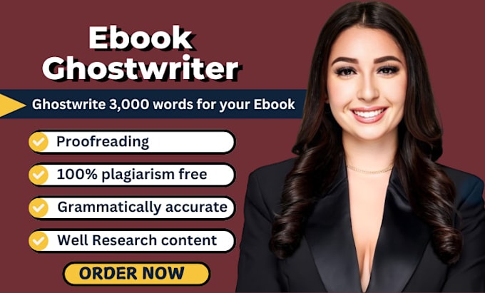 Gig Preview - 50k ebook ghostwriter KDP book writer ghostwriter book romance ghostwriter