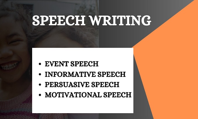 Gig Preview - Write powerful and engaging speech for your events