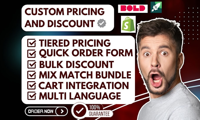 Bestseller - setup shopify custom pricing bold wholesale club volume boost aiod bundle bear