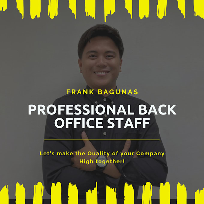 Gig Preview - Be your professional back office staff