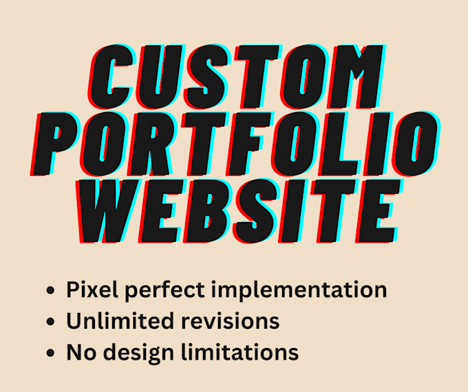 Gig Preview - Build your creative portfolio website