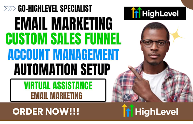 Gig Preview - Gohighlevel email marketing gohighlevel sales funnel CRM gohighlevel automation