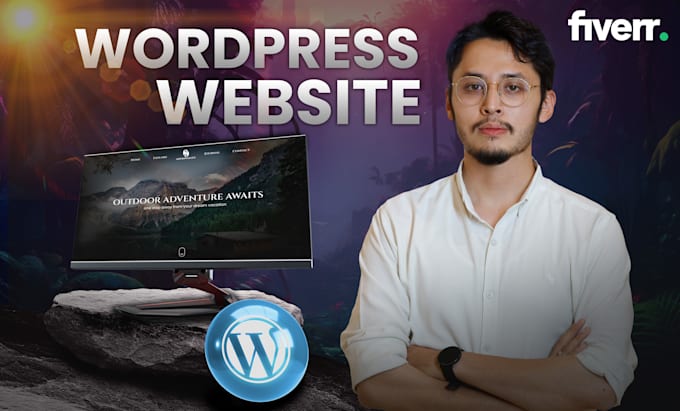 Gig Preview - Build an SEO friendly responsive wordpress website for you