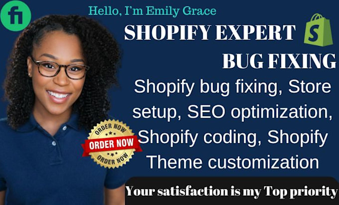 Gig Preview - Fix shopify bugs, errors, custom coding, theme customization