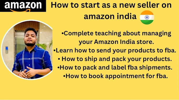 Gig Preview - Teach all about amazon india fba and account management to start your store