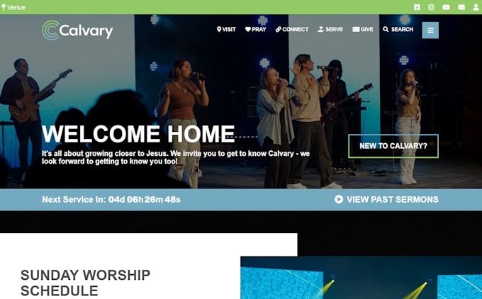 Gig Preview - Create professional church and non profit website, christian coach website