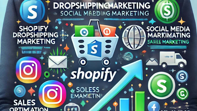 Gig Preview - Do shopify droshipping marketing, social media marketing, shopify sales, klaviyo