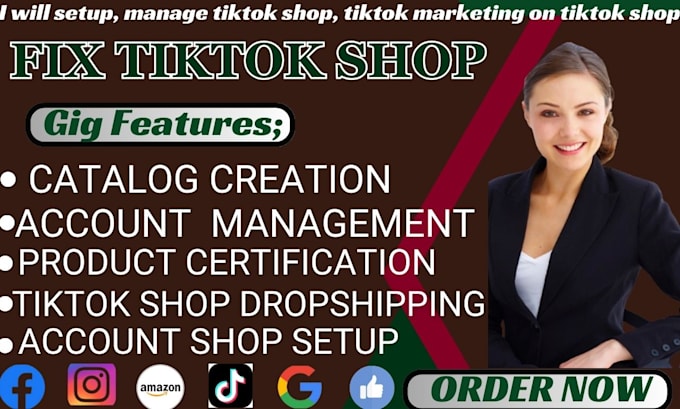 Bestseller - setup, manage tiktok shop, tiktok shop ads, tiktok marketing on tiktok shop