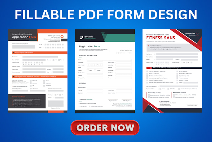 Gig Preview - Convert and design your pdf into fillable interactive form and editable format