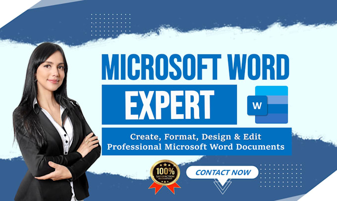 Gig Preview - Create, format, design and edit professional microsoft word documents