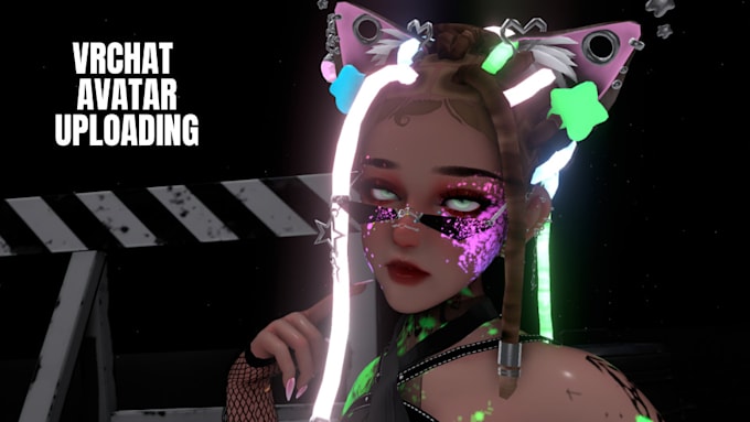 Gig Preview - Edit or upload your vrchat avatar, furry model, setup dps, add outfits, toggles