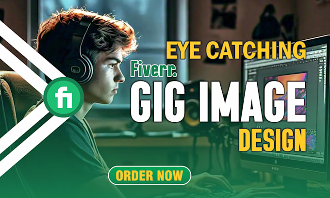 Gig Preview - Do eye catching fiverr gig image design