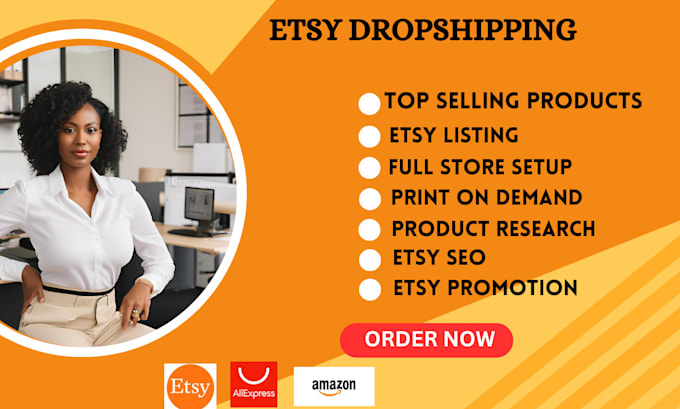 Gig Preview - Etsy dropshipping ebay dropshipping amazon dropshipping etsy dropshipping