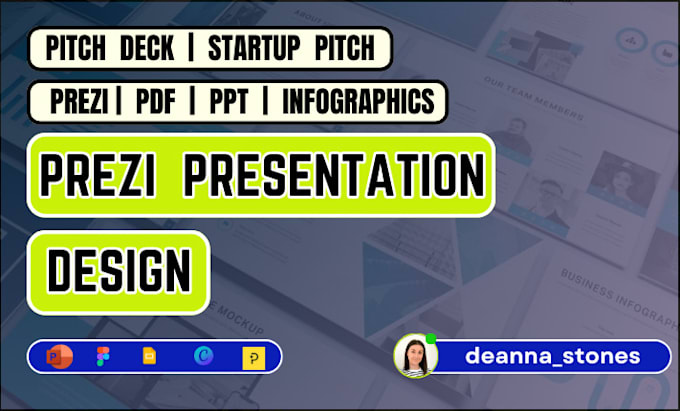 Gig Preview - Create and design professional PPT and prezi presentation, analytic infographics