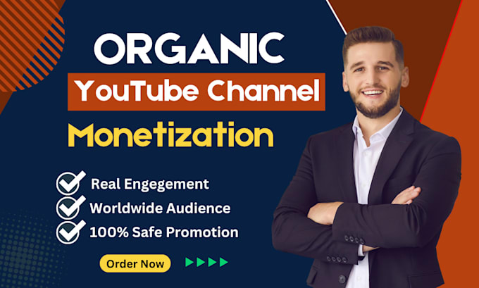 Gig Preview - Youtube channel promotion organic growth for monetization