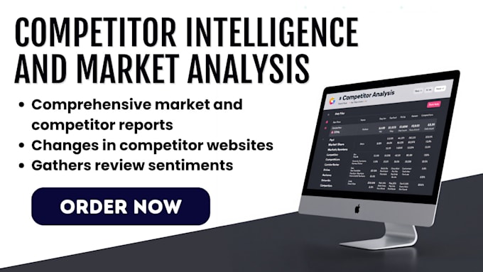 Gig Preview - Automate competitor intelligence reports for your business