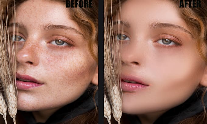 Gig Preview - Do flawless skin retouching and magical face editing