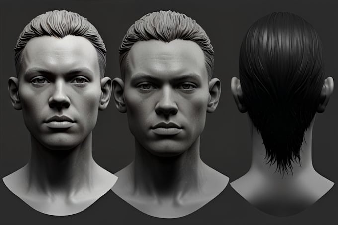 Gig Preview - Create 3d head model, 3d character, half body, full body for any purpose