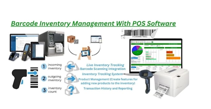 Gig Preview - Make barcode scanning inventory management software