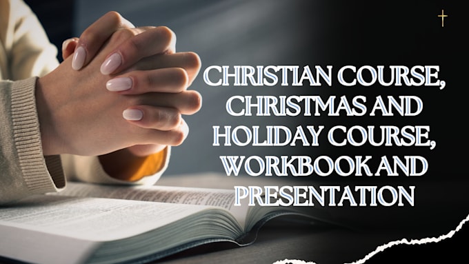 Gig Preview - Create christian course, christmas and holiday course, workbook and presentation