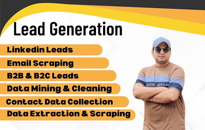 Gig Preview - Do data collection lead generation data mining data extraction scraping