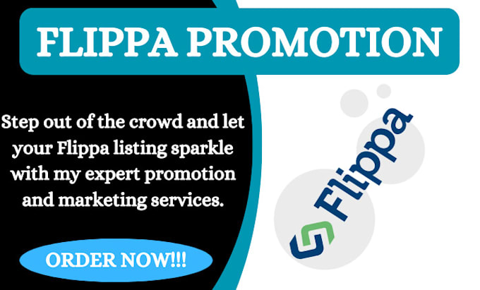 Gig Preview - Do flippa promotion flippa website marketing flippa listing engagement