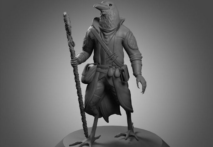 Gig Preview - Sculpt 3d model from 2d photo,mini figurine, zbrush,tabletop model,stl printing