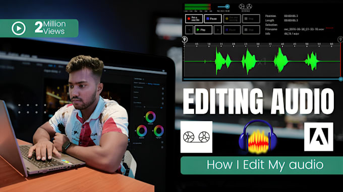 Bestseller - professionally edit your audio for perfect clarity and quality