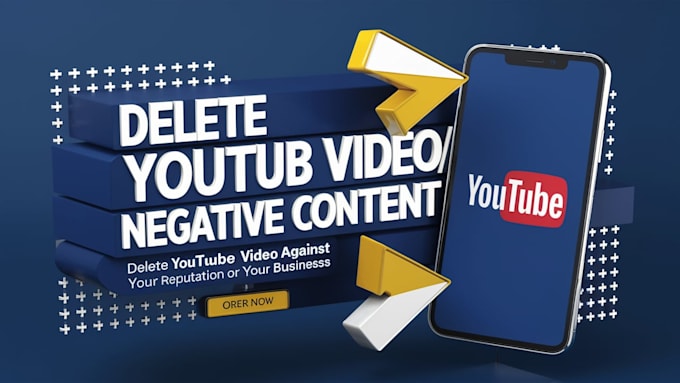 Gig Preview - Delete youtube channel, unwanted videos that damage your reputation and bad link