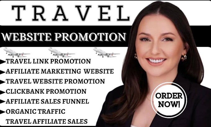 Gig Preview - Create affiliate marketing website, travel affiliate promotion sales funnel