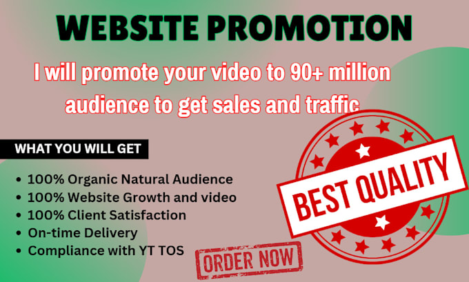 Gig Preview - Promote and advertise website business book amazon product