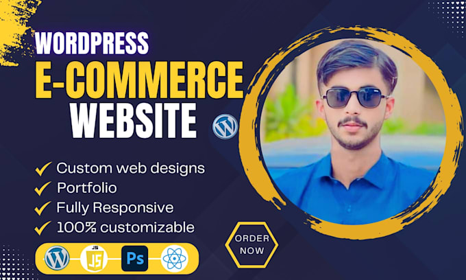 Gig Preview - Build an online store or ecommerce website using wordpress