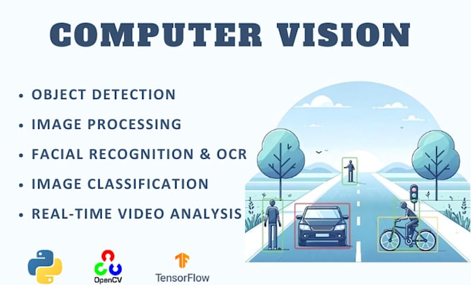 Gig Preview - Build computer vision models for object detection and image processing