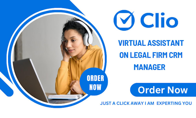 Gig Preview - Be your legal virtual assistant for clio lawmatics filevine crm