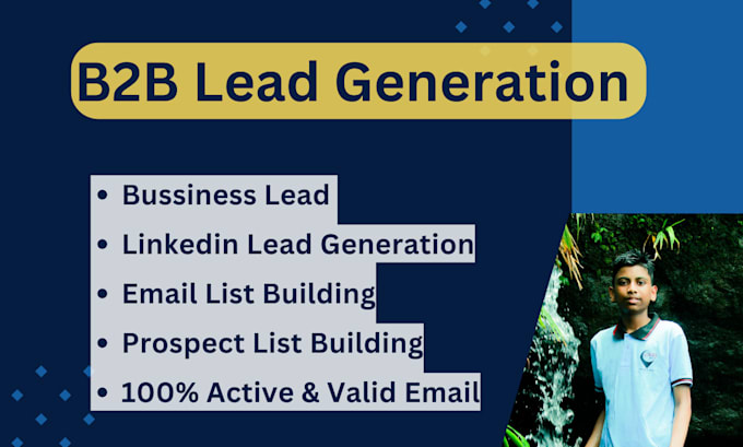 Gig Preview - Expert lead generation for your business success