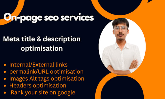 Gig Preview - Do title tag, meta description optimization for on page SEO