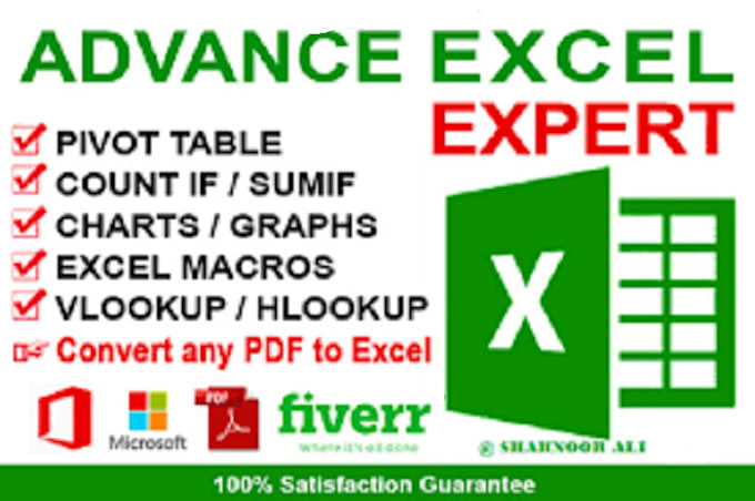 Gig Preview - Give excellent excel macro excel vba and google spreadsheets services