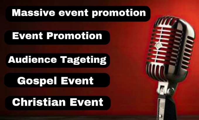 Gig Preview - Increase your christian event, christmas event gospel event promotion, event