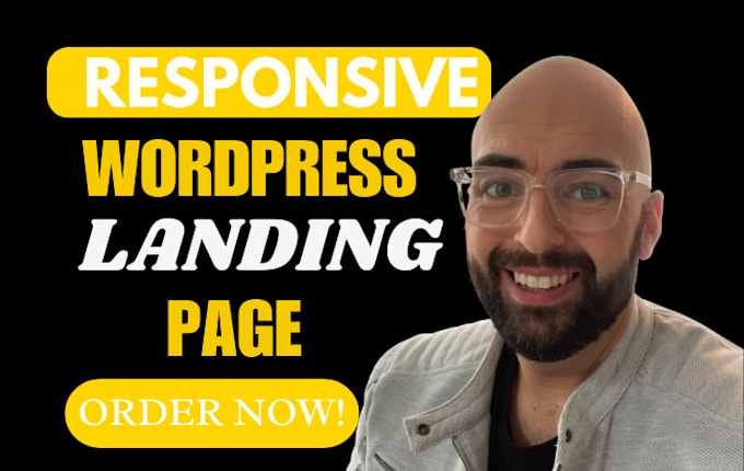 Gig Preview - Build wordpress landing page design, squeeze page, sales page, or sales funnel