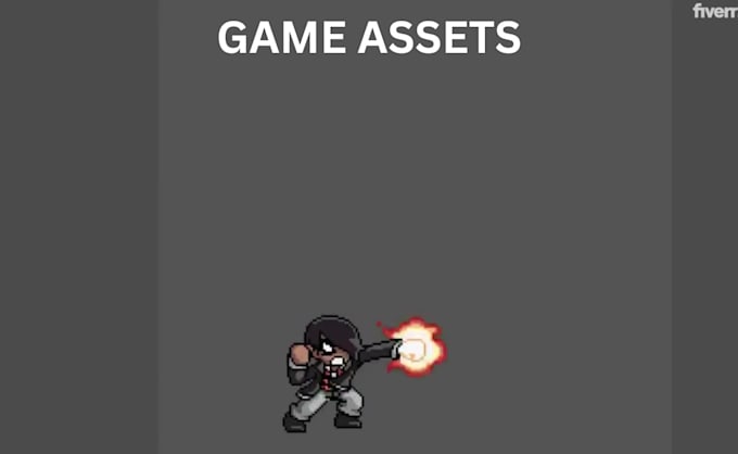 Gig Preview - Draw characters game assets sprites animation pixel game art pixel art logo