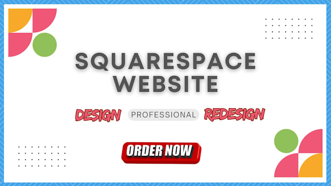 Gig Preview - Create squarespace website design or redesign squrespace business website