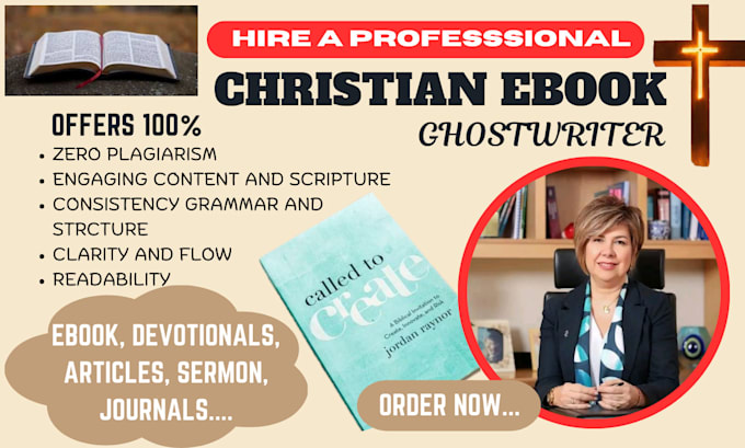 Gig Preview - Ghostwrite christian ebook article sermon journal fiction and non fiction