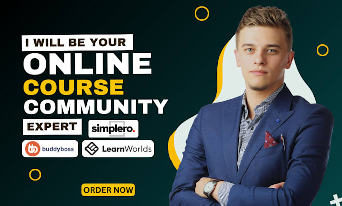 Gig Preview - Build learnworlds and simplero online course website