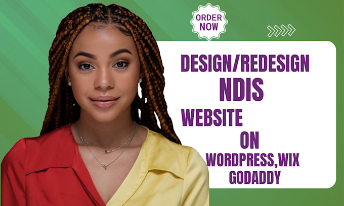 Gig Preview - Offer ndis website design, redesign for australia