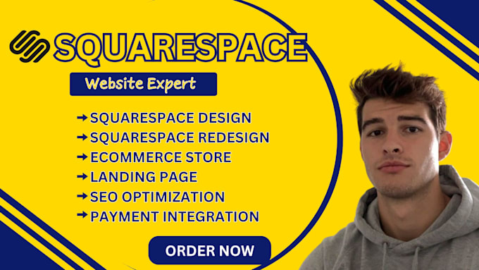 Gig Preview - Squarespace website, squarespace website design, build squarespace website