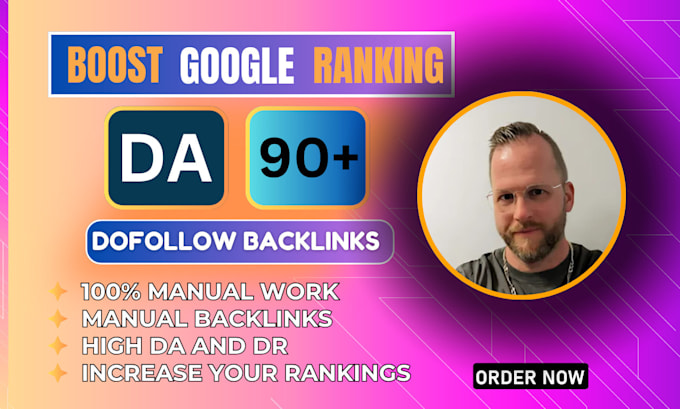 Gig Preview - Build SEO backlinks on high domain authority for your website