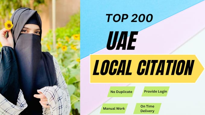 Gig Preview - Do 200 uae local citation and business directries