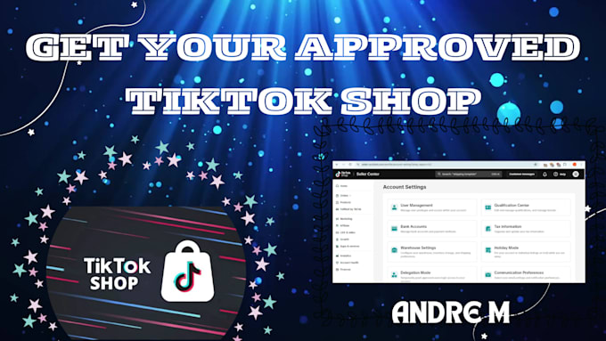 Gig Preview - Create tiktok  shop affiliate account and do product listing