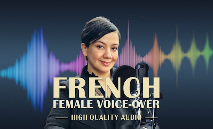 Bestseller - provide female voice over in french, HQ audio recording