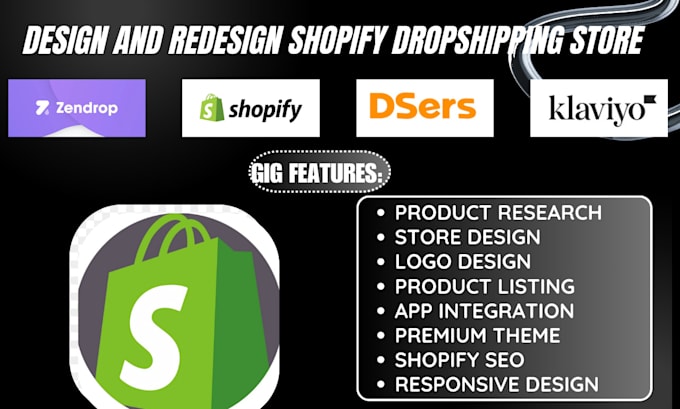 Gig Preview - Design profitable shopify storefront for high conversion